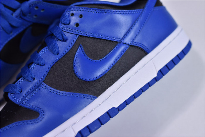 nike dunk low retro black hyper cobalt (2021) dd1391-001