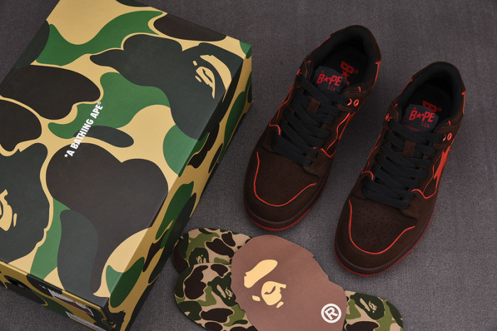 a bathing ape bape sta low copshoe bp-024