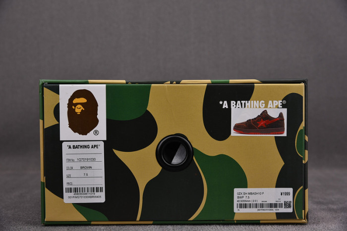 a bathing ape bape sta low copshoe bp-024