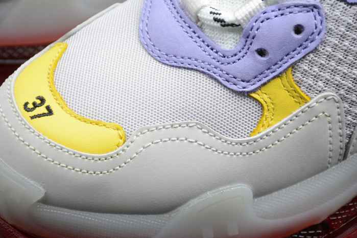 bl triple s trainers clear sole white yellof 541624 w09oh 1000