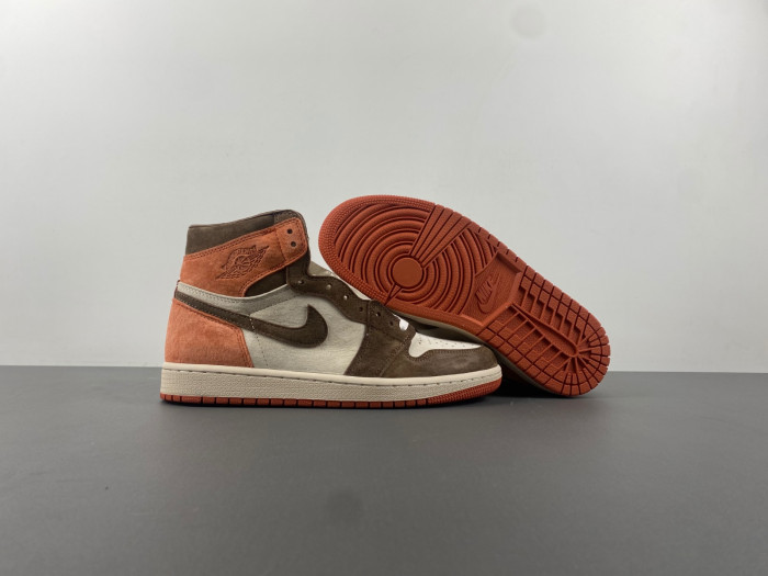 air jordan 1 retro high og wmns "dusted clay" fq2941-200