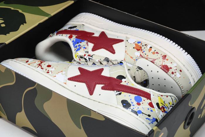 a bathing ape bape sta low copshoe bp-053