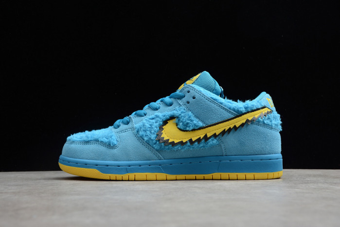 grateful dead x nike sb dunk low "blue bear"-cj5378-400