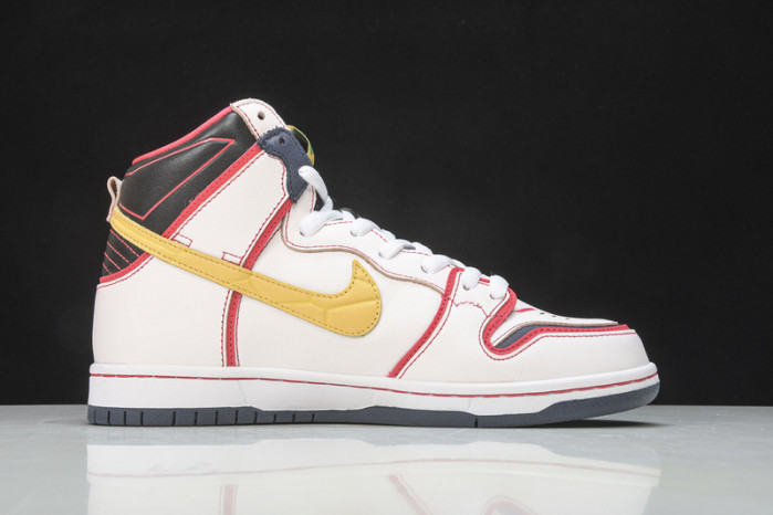 gundam nike sb dunk high white dh7717-100