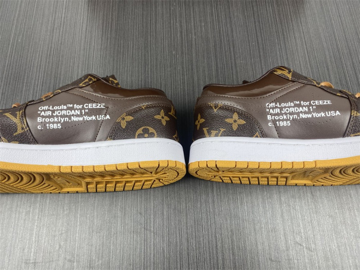 l w x of x air jordan 1 customs aq0818-201