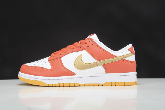 nike dunk low golden orange dq4690-800