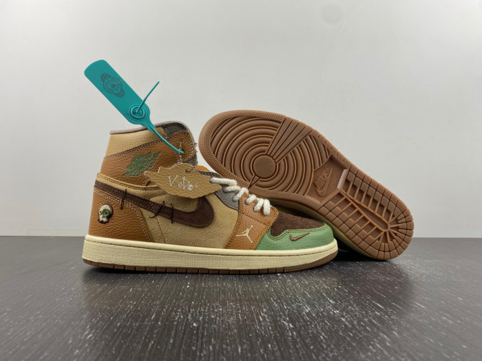 zion williamson x air jordan 1 high top dz7292-101