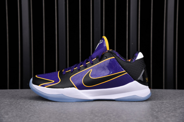 kobe 5 protro lakers court purple/black-university gold cd4991-500