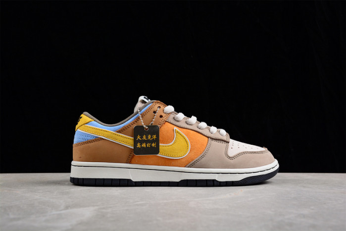 otomo katsuhiro x nike sb dunk low steamboy ost brown gold orange lf0039-018