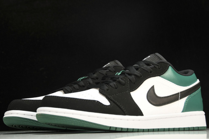 jordan 1 low white black mystic green 553558-113