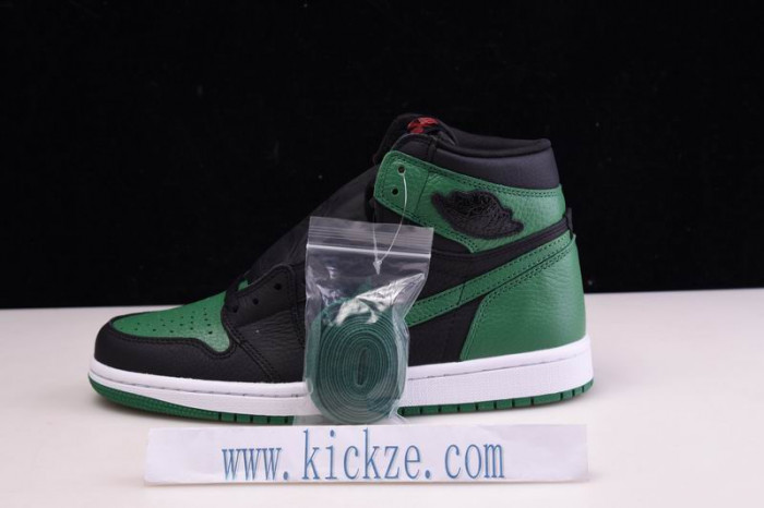 jordan 1 retro high pine green black - 555088-030