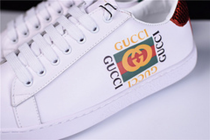 gc ace embroidered low-top sneaker with gg logo