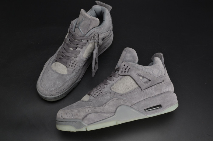 kaws x air jordan 4 “cool grey” 930155-003