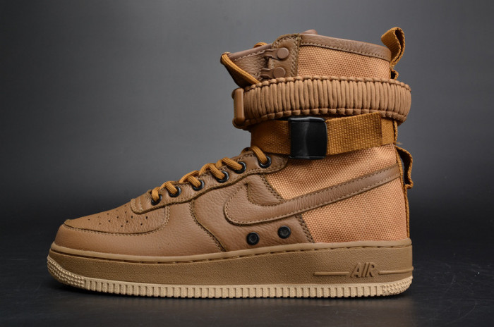 nike wmns sf force 1 “golden beige” 857872-200