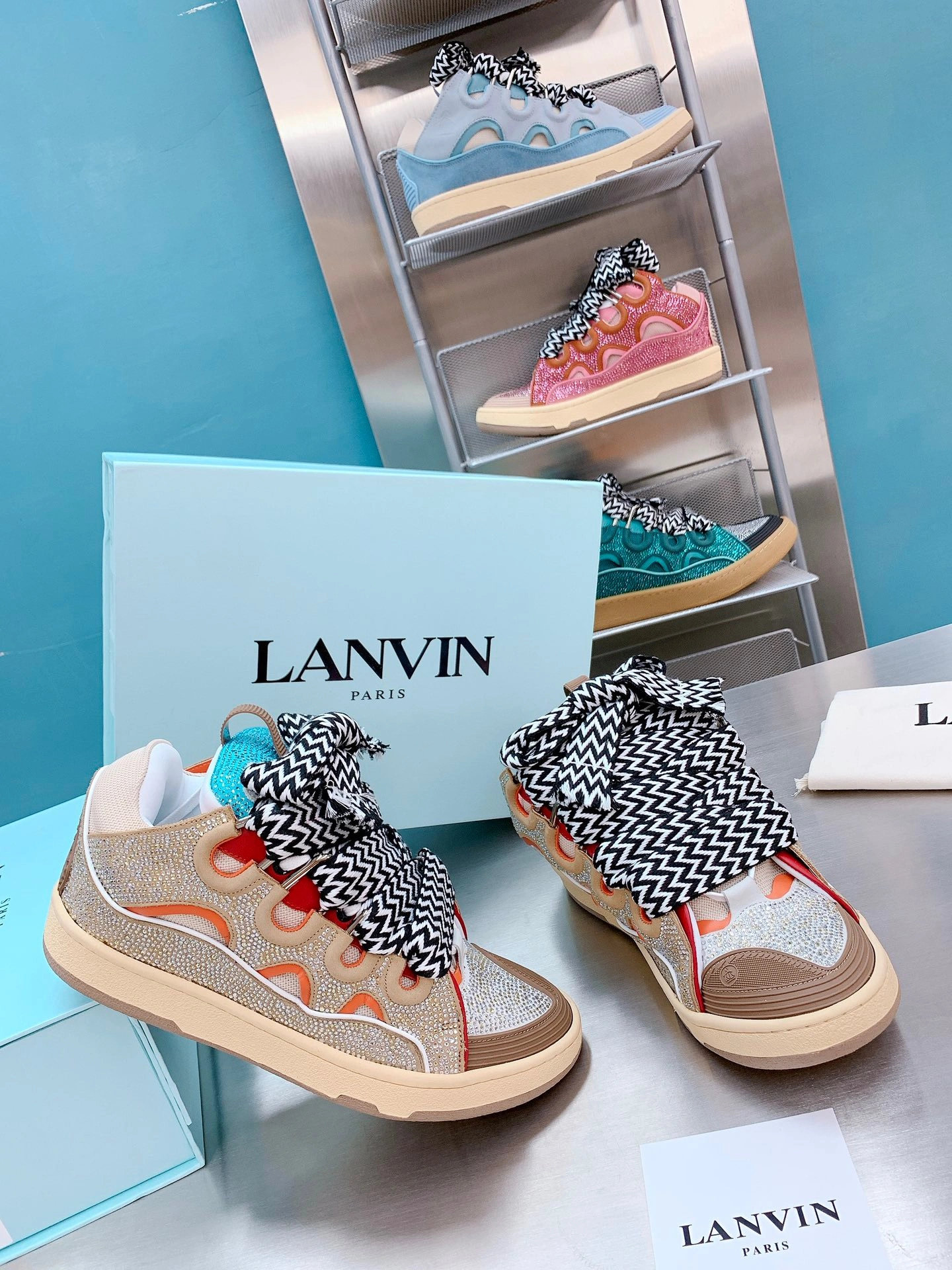 Lanvon Curb Sneaker Elegant 876